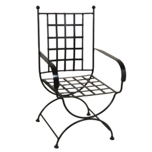 ΚΑΡΕ-3783 πολυθρόνα κήπου μεταλλική ΧΡΩΜΑ ΕΠΙΛΟΓΗΣ, 58x62xH98